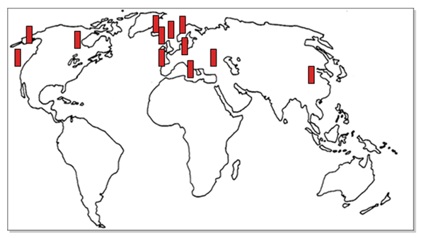 Implantation Grandear &agrave; l'international